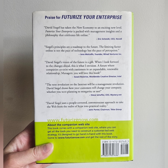 BOGO Books: "Futurize Your Enterprize" Hardcover by David Siegal - Picture 3 of 6